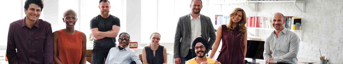 diversity-banner4 Diverse people in office setting